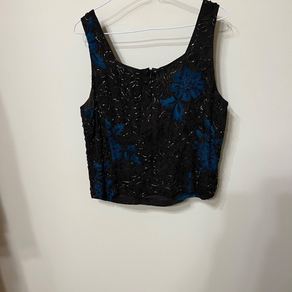 Brown Beaded Top - Picture 2 of 4